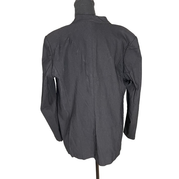 LOGO by Lori Goldstein AnyWEAR One Button Blazer BLACK SIZE M NWT - Picture 4 of 8